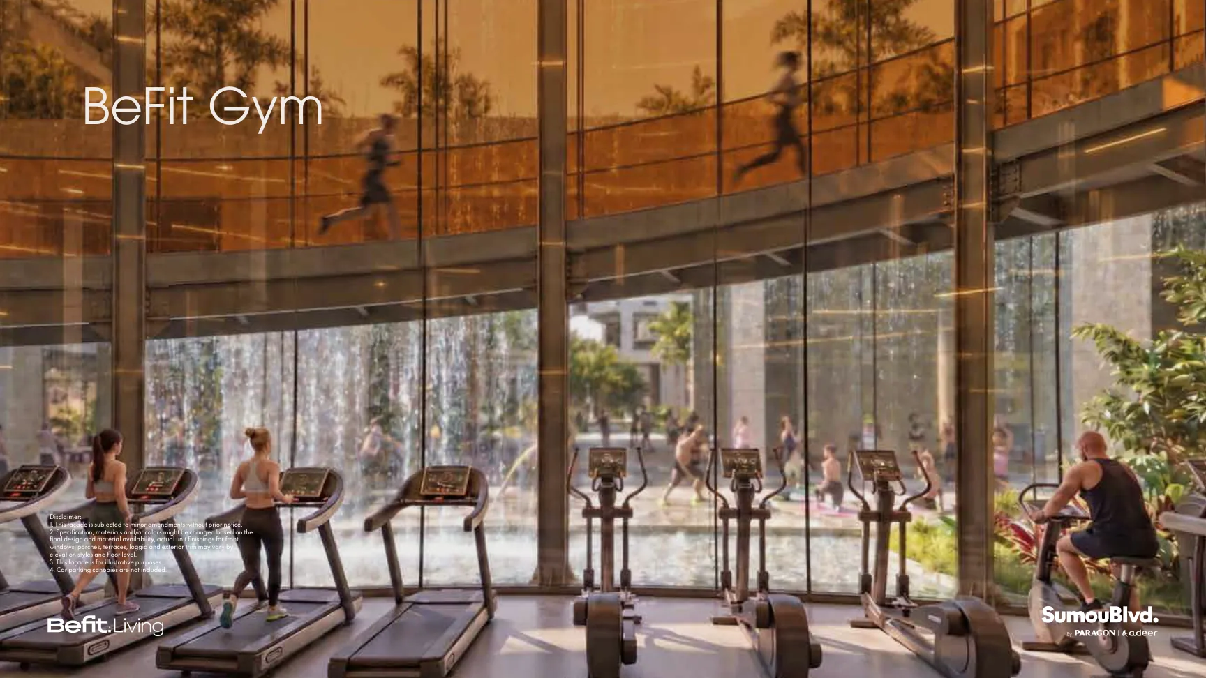 تصور جيم BeFit داخل المشروع